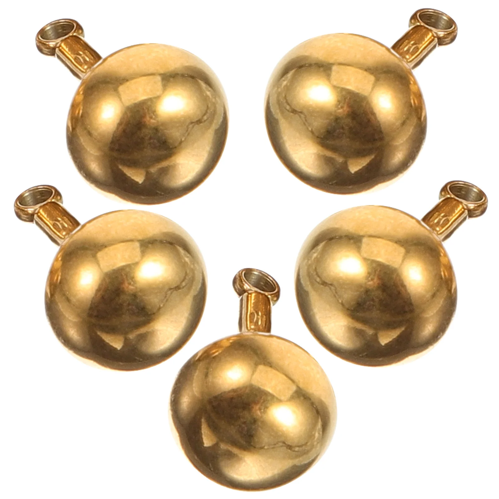 

5 Pcs Accessories Gourd Pendant Keychain Making Supplies Stainless Steel Jewelry Findings