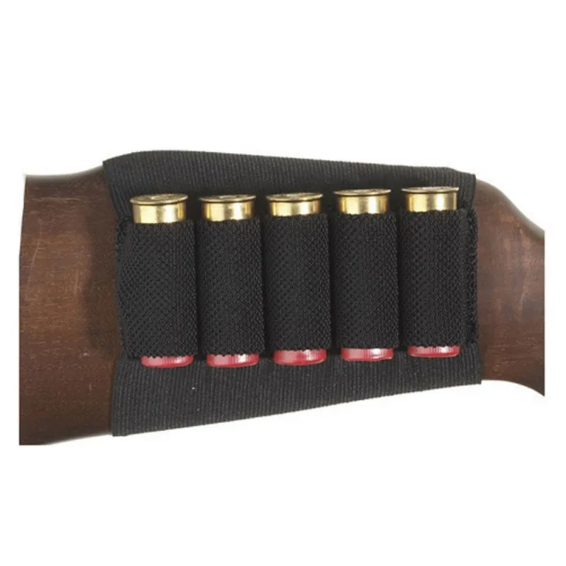 

14/7/5 Holes Buttstock Cartridge Pouch Slipping Elastic Buttstock Waterproof Hunting Buttstock Shells Cartridge Sleeves Outdoor
