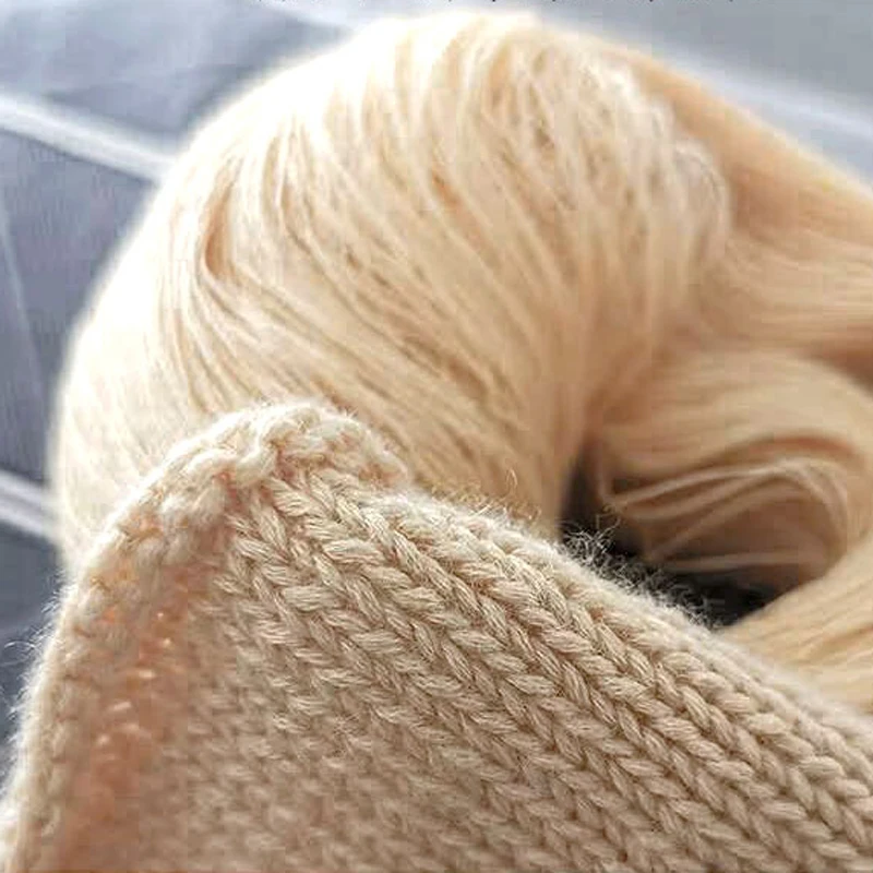 250 г шелковая пряжа для ручного вязания кашемировая тонкая крючком катушка Ланы