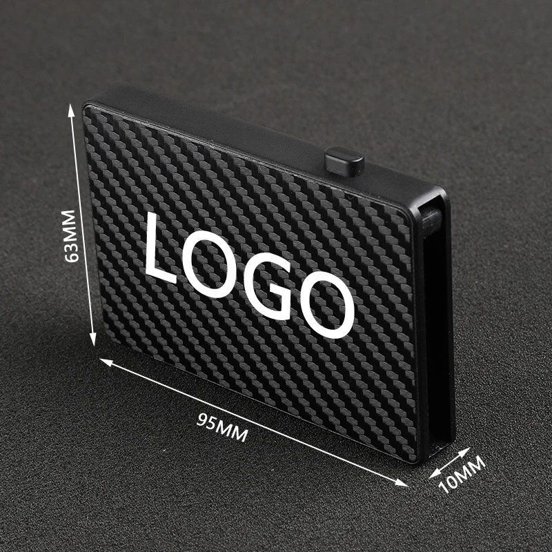 RFID-защита от кражи карбоновое волокно Роскошный телефон кредитный выдвижной