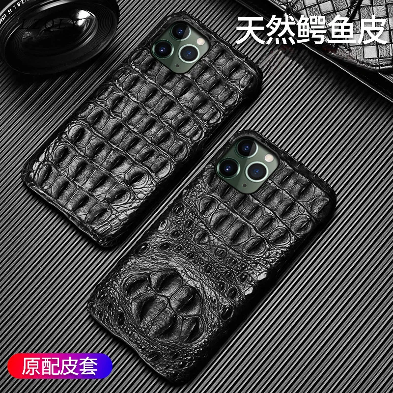 

Suitable for iphone 13 mobile phone case crocodile skin iPhone 13promax leather 12pro leather case xsmax protective case