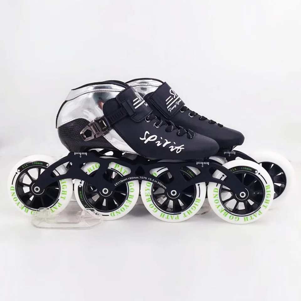 

2019 Spirit Speed Inline Skates Carbon Fiber Professional Competition Skates Racing Skating Patines Similar Powerslide F070