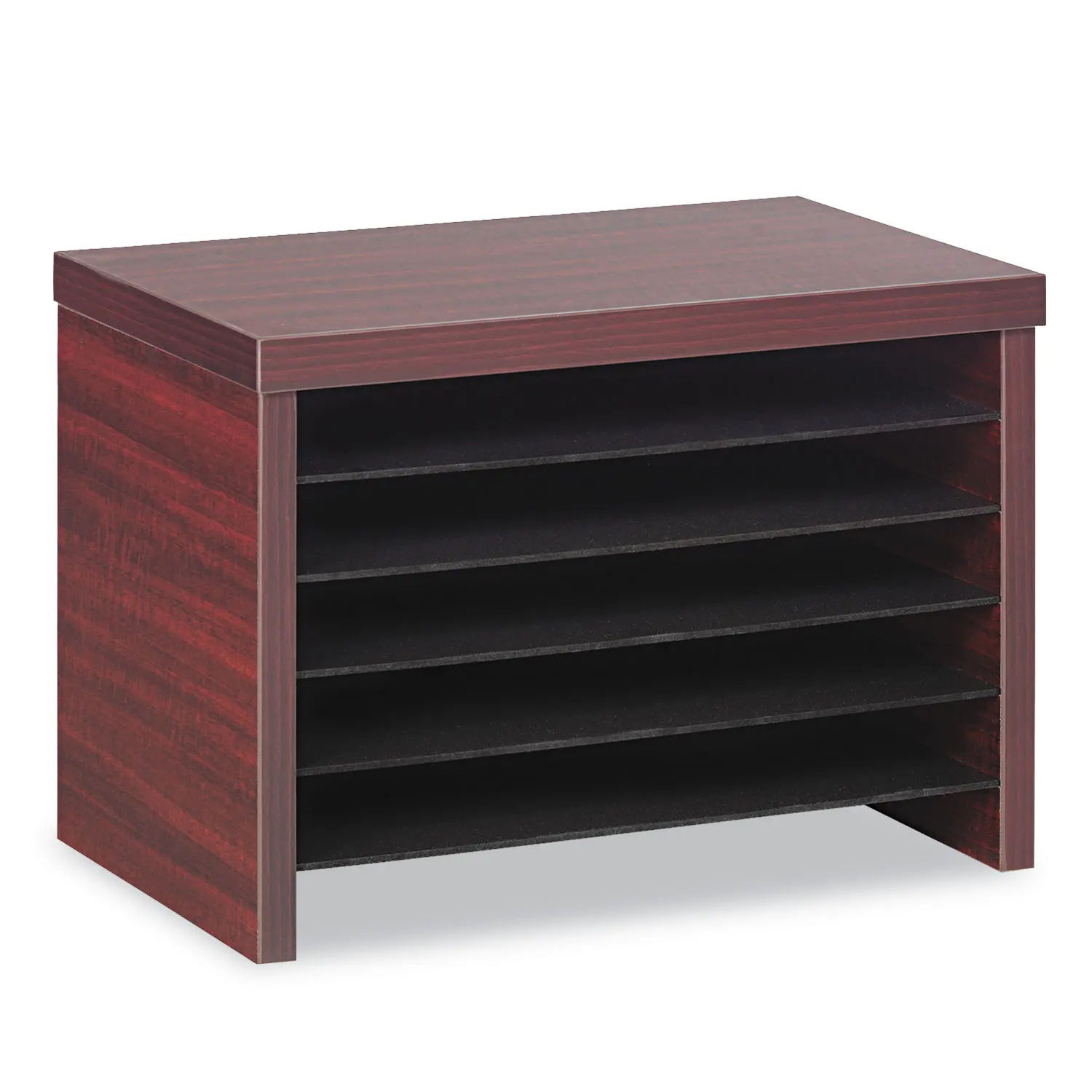 Valencia Under Counter File Organizer Shelf, 15 3/4w x 10d x 11h, Mahogany