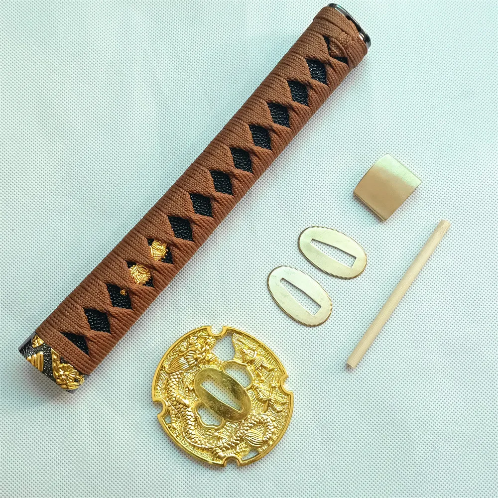 26 см ручка из сплава защита для рук дракон Tsuba Menuki Fuchi Kashira японского самурая