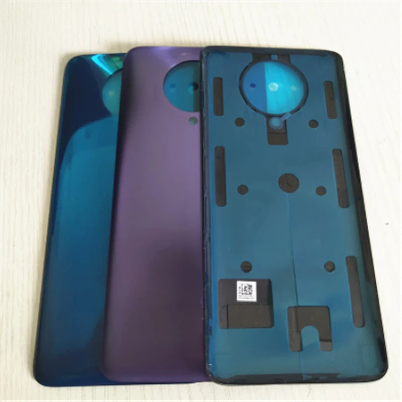 

Крышка батарейного отсека для Xiaomi Poco F2 Pro, Задняя стеклянная панель, задняя крышка корпуса, запасные части для Poco F2 Pro, Крышка батарейного отсека