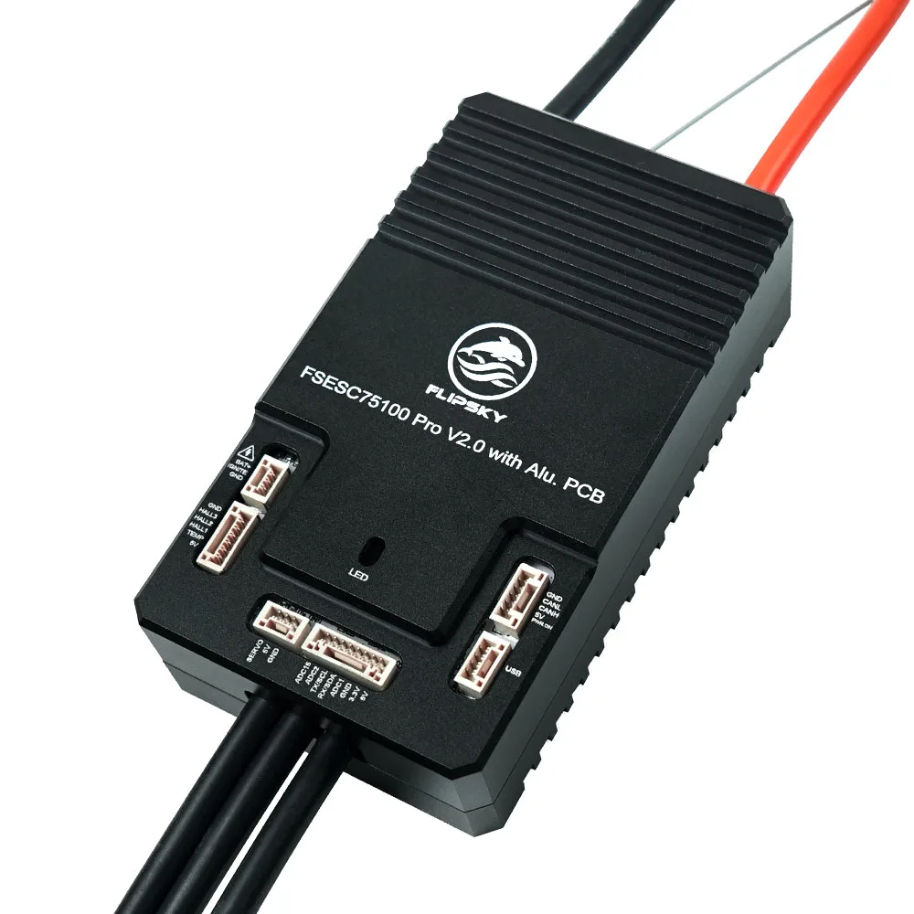 Фото Контроллер скорости 75100 Pro V2.0 Flipsky на базе VESC ESC с кнопочным переключателем для электросамоката и электровелосипеда, бесщеточный контроллер №4