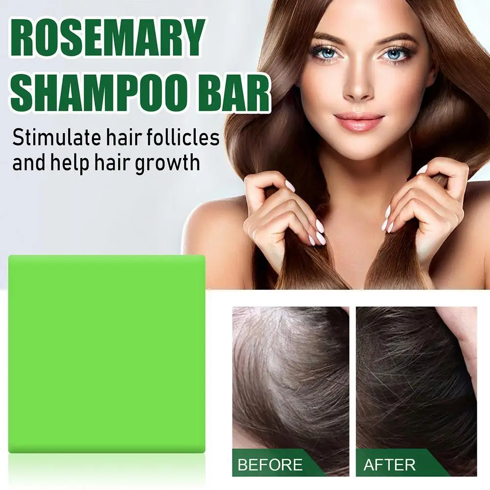 

100 г шампунь с розмарином мыло | Восстанавливающее поврежденное косметическое средство для ухода за волосами, средство для предотвращения выпадения волос, средство для кожи головы для мужчин и женщин