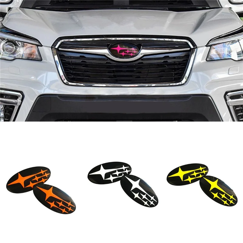 Акриловый автомобильный Стайлинг эмблема передней капота и заднего багажника