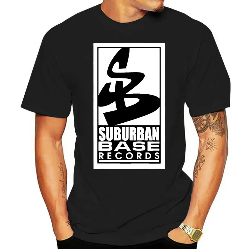 Suburban Base Records T Shirt Clubwear Dj Breakbeat Hardcore Rave Jungle Plus Size Clothing Tee Shirt