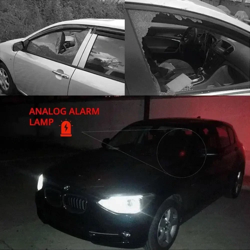 1 шт. автомобильный светодиодный светильник безопасности на солнечной энергии