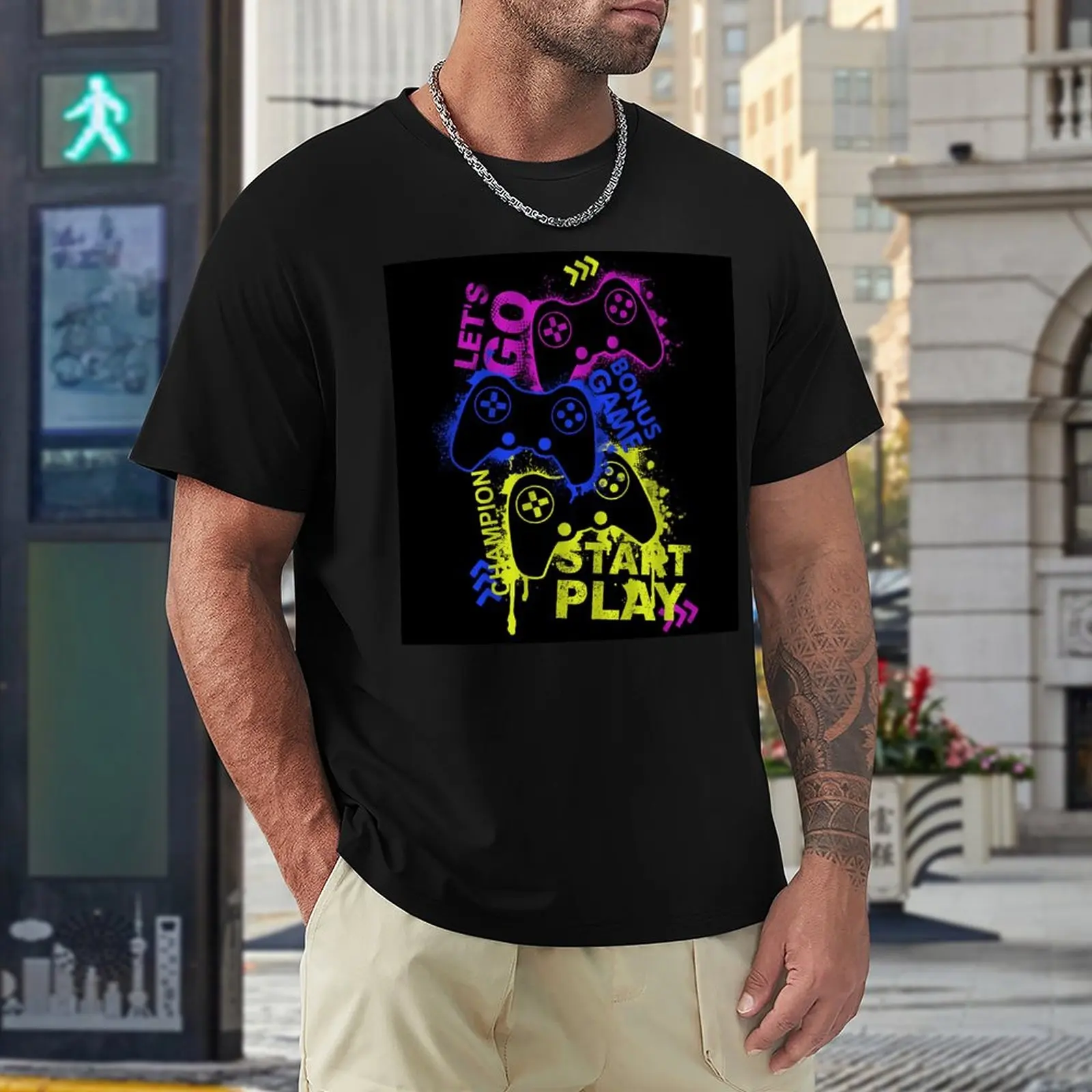

Tees Gamer Game Player for Boys (1) Graphic Travel USA Size High Quality