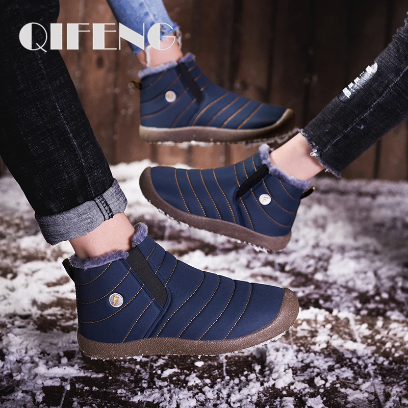 

Winter Snow Boots for Man Women Sport Sneaker Comfortable Walking Shoes Parent-Kid Shoes Boy Outdoor Footwear Waterproof