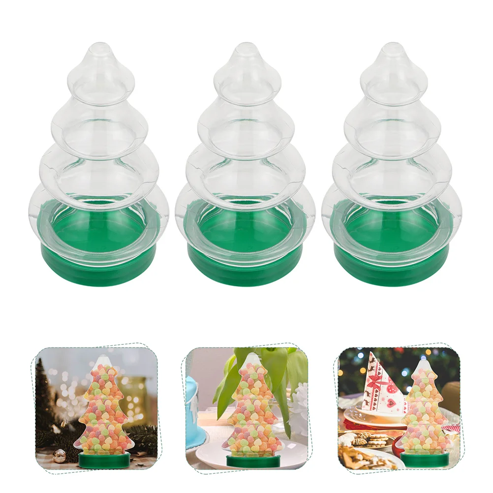 

Christmas Candy Jars Cookie Jar Boxesparty Holiday Bottle Tree Storage Containerslids Clearcontainer Biscuits Fillers Treats