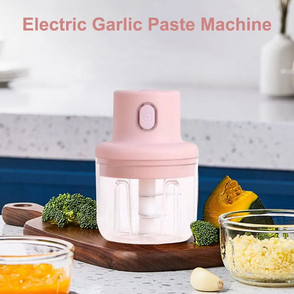 Электрический измельчитель чеснока лука USB-измельчитель имбиря и овощей для чили
