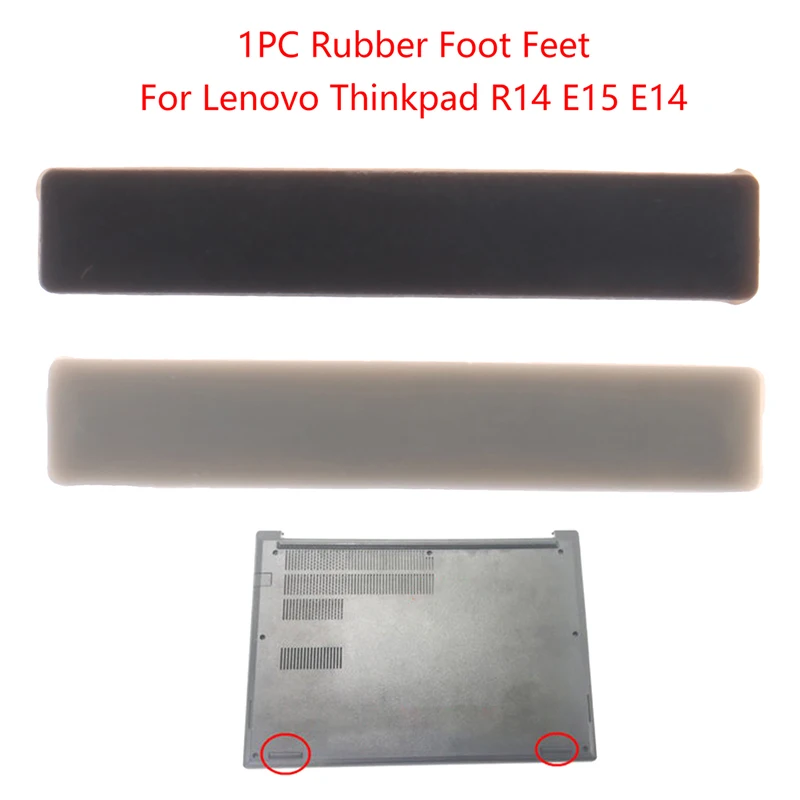 

1Pc Laptop Rubber Foot Feet Bottom Base Cover For Lenovo Thinkpad R14 E15 E14 2.7*0.5cm/1.06*0.2in