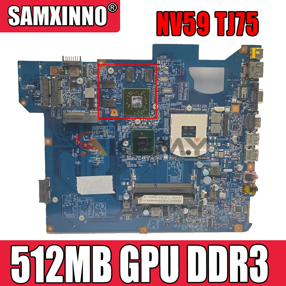 

Материнская плата Akemy для ноутбука, материнская плата MBBHB01001 для ноутбука, 09284-1 м, 48. 4gh01.01m, 512 МБ, GPU DDR3