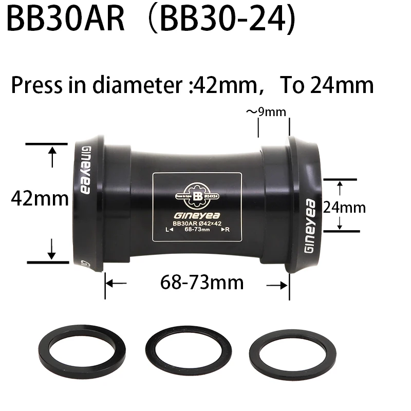 Комплект подшипников Gineyea PF30 для горного и шоссейного велосипеда shimano Sram FSA Gxp 24 22 19