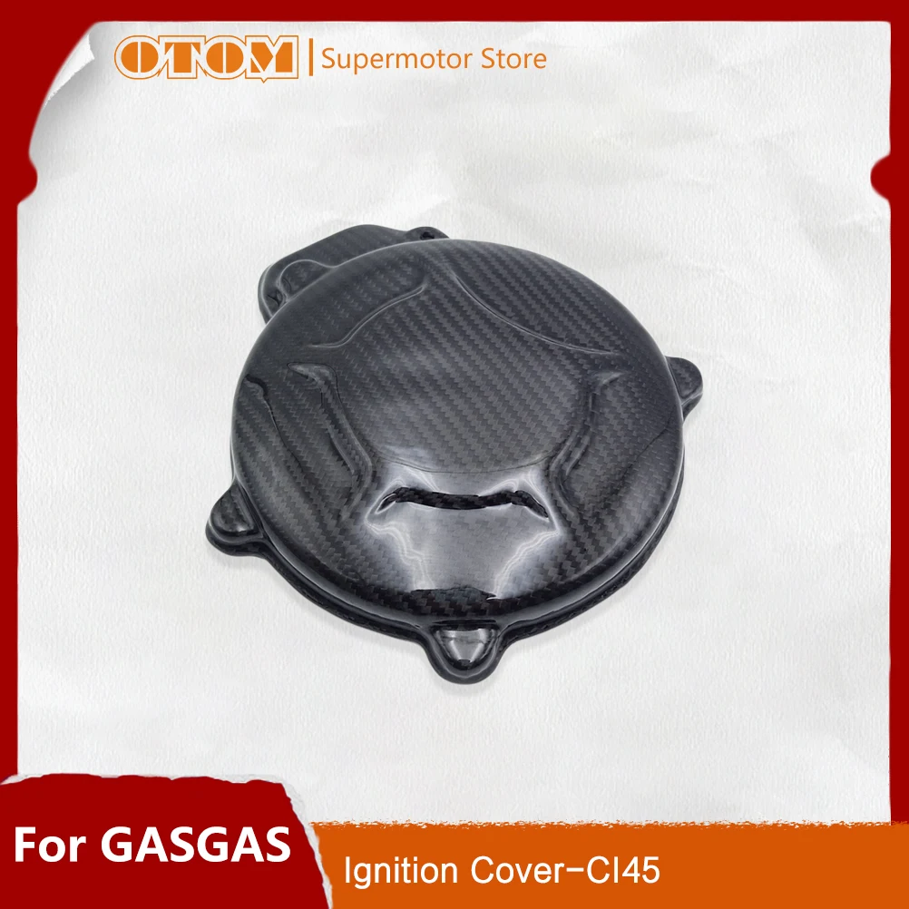 

OTOM защита зажигания мотоцикла из углеродного волокна Магнитный протектор статора для GASGAS TXT 125/250/280/300 2013-2023