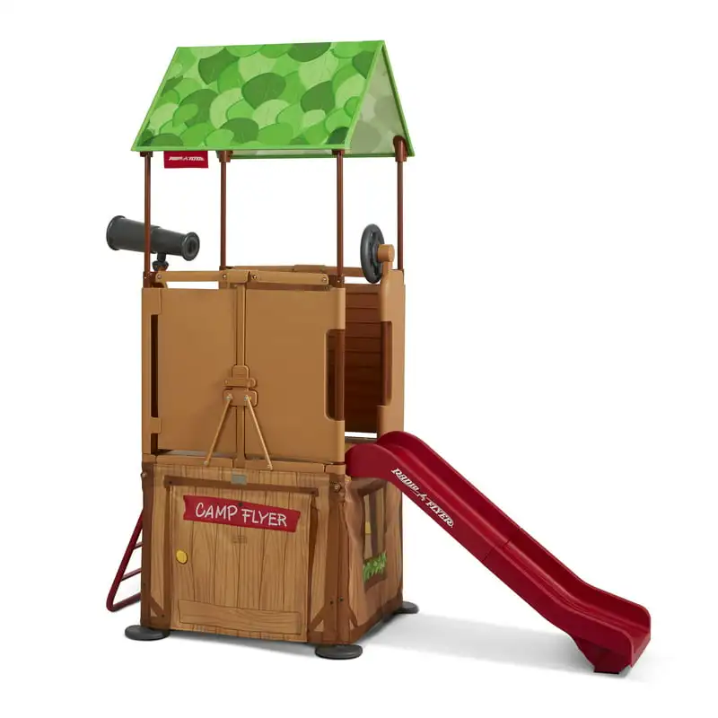 

Folding Treetop Climber Playset with Slide, for Kids and Toddlers, Ages 2-5 years, Indoor and Outdoor Play