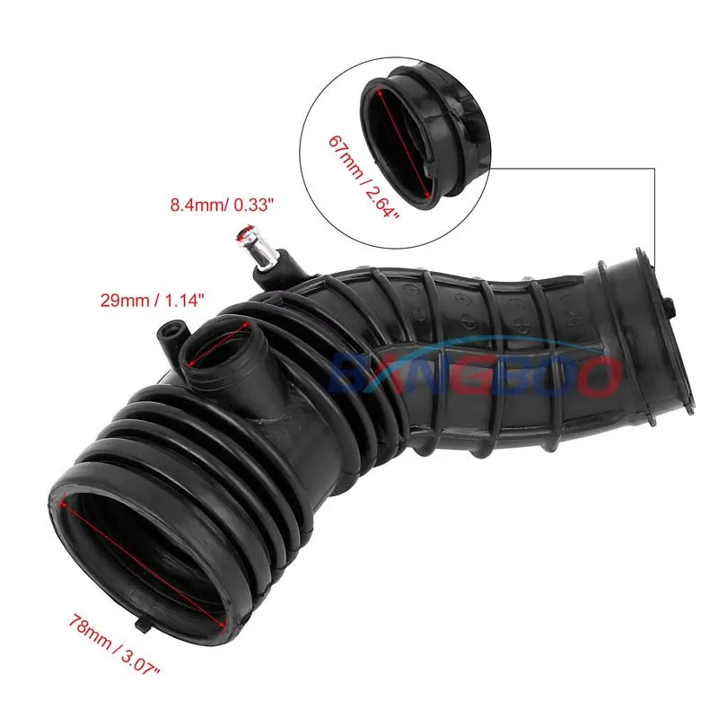 1 шт. автомобильный воздухозаборный шланг впускной воздухоочистителя для Honda Accord
