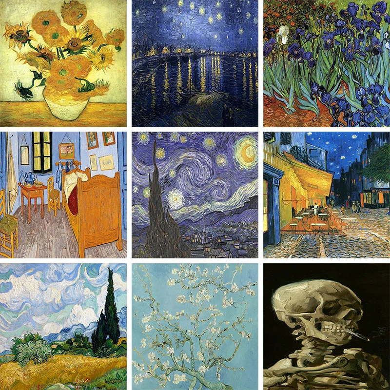 

Great Painter Vincent van Gogh 20X30CM 5D DIY Diamond Painting Full Square Diamond Painting Embroidery Sale Rhinestones Pictures