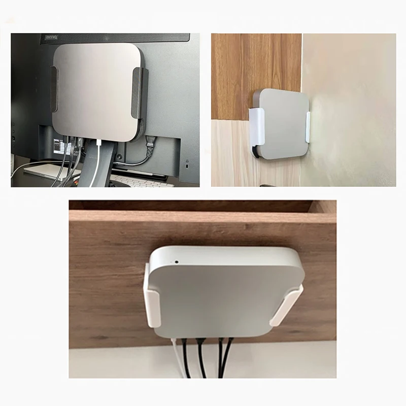Крепление на стену для компьютера Apple Mac Mini 2012-2020, аксессуары для десктопа, стойка для хранения, экономящая пространство.