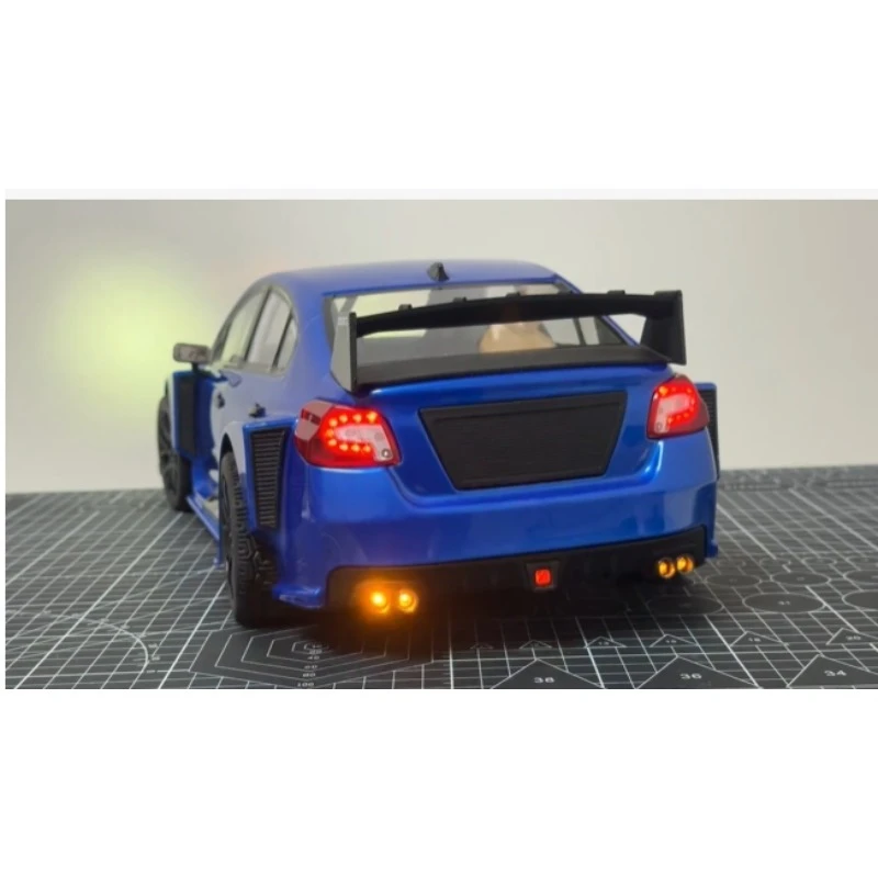 Фото RLAARLO XTS S10 1/10 RC Rally Car: Наконечники выхлопных труб с эффектом обратного хода пламени, LED-подсветкой и пилотным светом, 3D-печатные модифицированные детали для тюнинга №2
