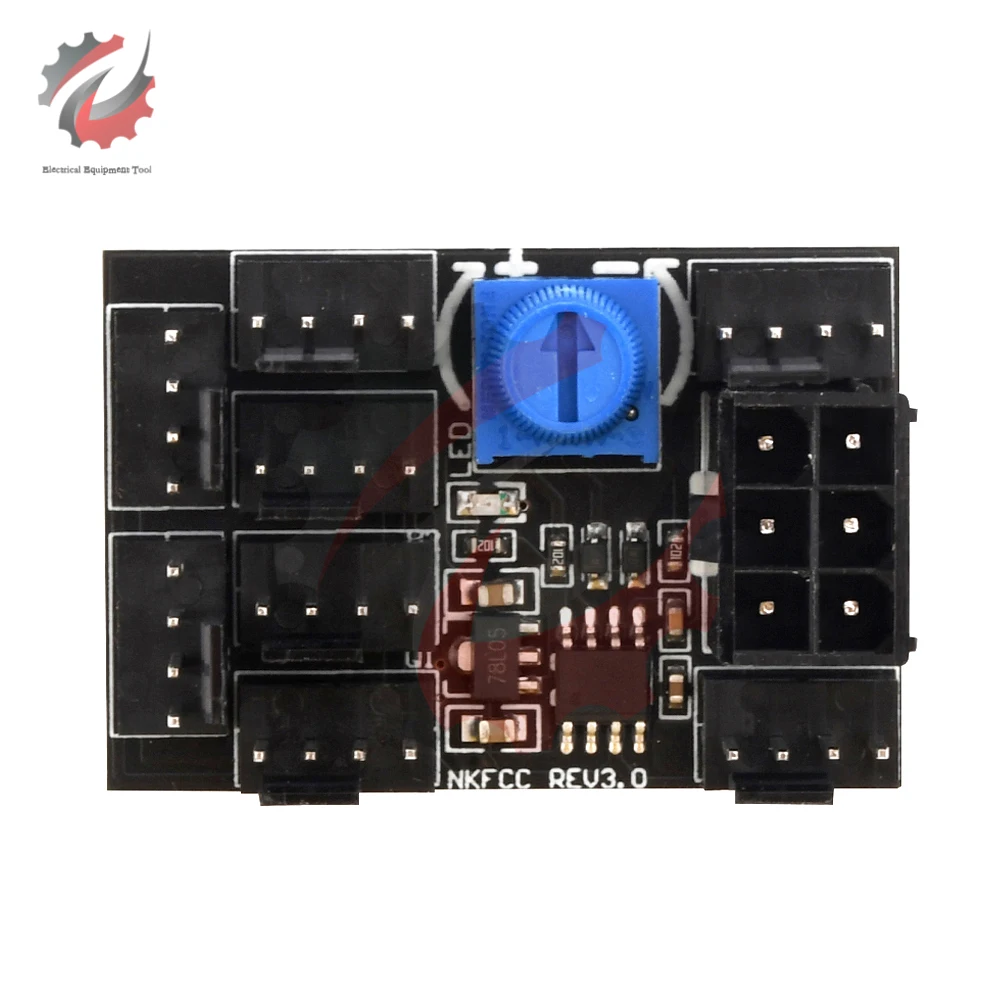 

Регулятор скорости вентиляторов Aideepen DC12V PWM4 Wire Fan Governor