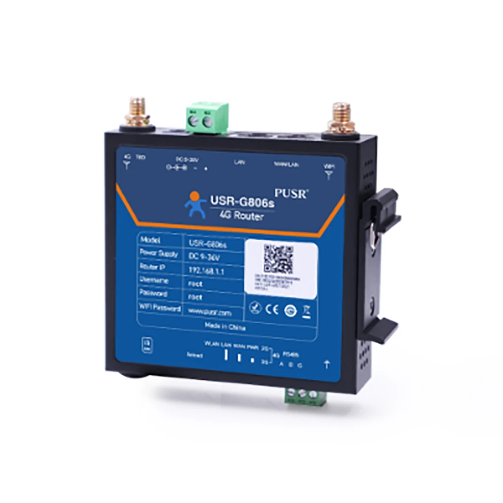 

Промышленный 4G LTE маршрутизатор USR-G806S для IoT устройства последовательный порт RS485 LAN к 4G WiFi конвертер Поддержка порт Modbus RTU к TCP