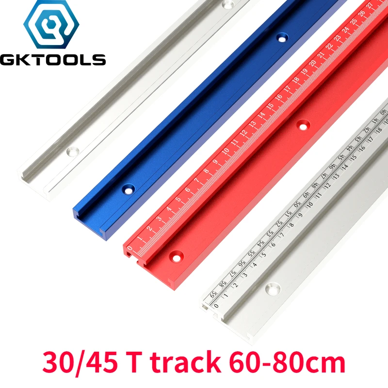 600-800mm Woodworking  Aluminum Alloy T-slot Miter Gauge Tra