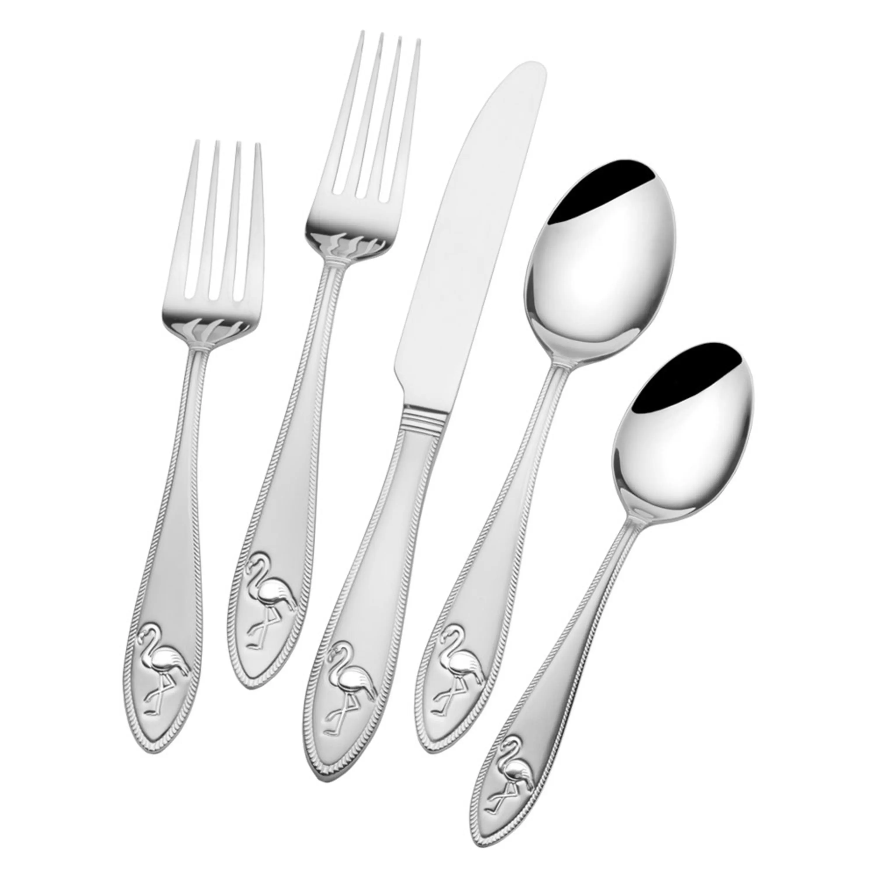 

Flamingo 20-piece Stainless Steel Flatware Set, Service for 4