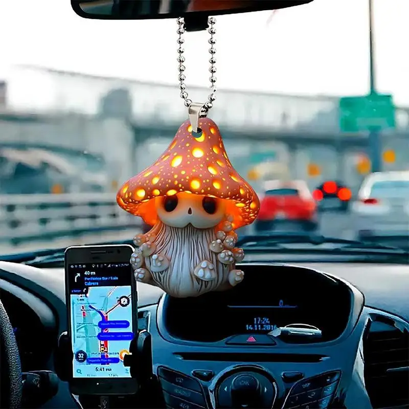 Мультяшный автомобильный кулон милая мультяшная акриловая подвеска для зеркала