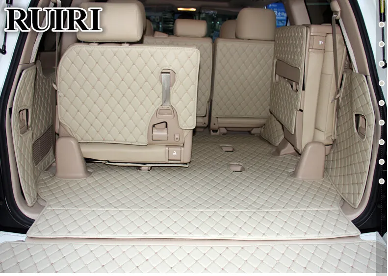 Бесплатная доставка! Полный Комплект ковриков для багажника Toyota Land Cruiser 200 7