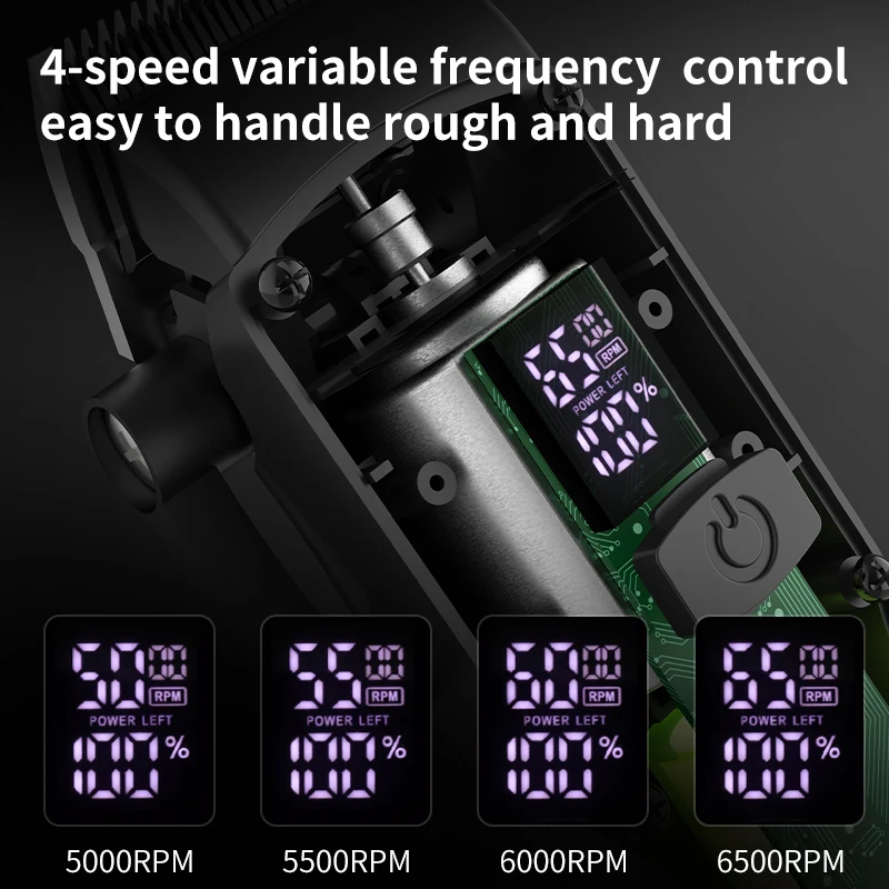 3 в 1 Мужская машинка для стрижки волос с триммером