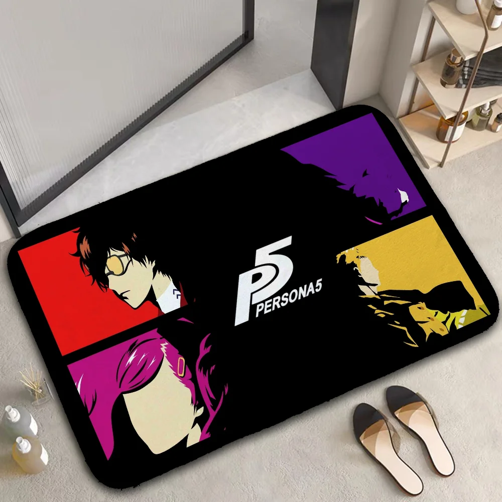 P-persona 5 Комплектов Из Напольных Ковриков — Ковер Для Спальни Кухни Прихожей