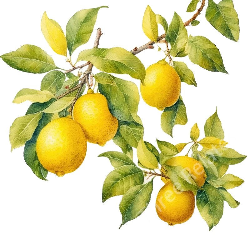 

Настенные наклейки Threeratels CO93 Fresh Lemon