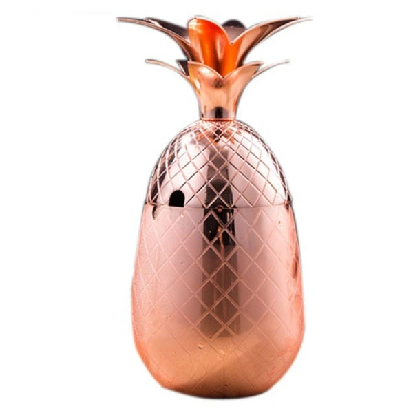 

Pineapple Cocktail Glass Metal Cup Moscow Mule Cup DIY Wine Glass Home Decorations Bar Accessories Restaurant Use-C