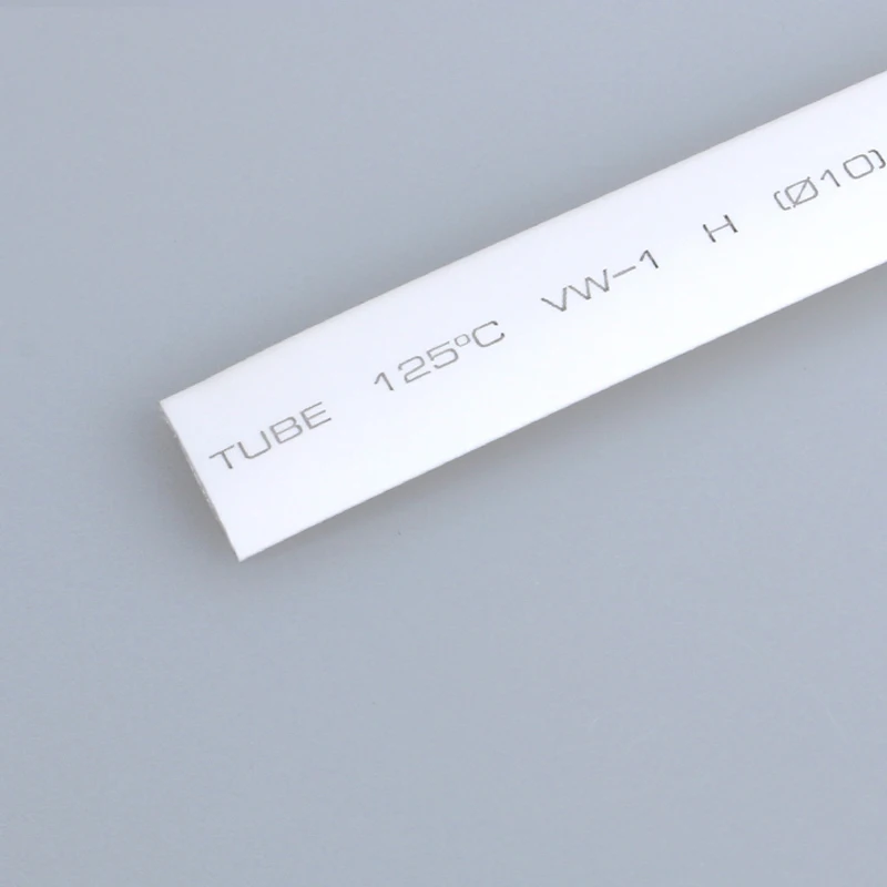 Белая термостойкая трубка 2:1 термоусадочная упаковка ассорти проводов