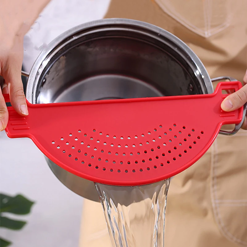 

Off-the-shelf Filter Drain Basket Kitchen Utensils Multi-purpose Fan Drain Board Plastic Water Filter Kitchen Gadget