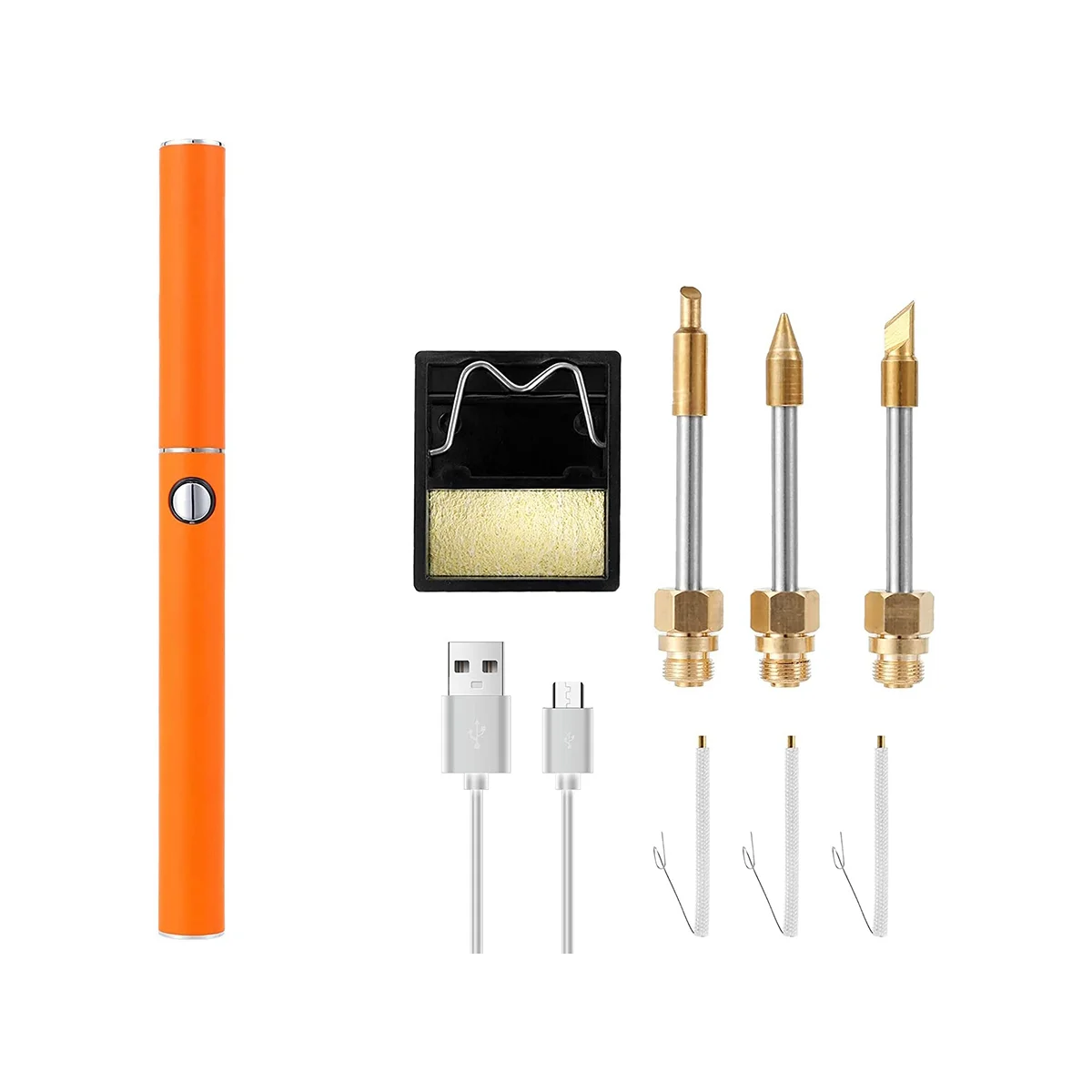 

Soldering Iron Kit, Cordless Rapid Heating Electric Soldering Kit Iron Tips,for Circuit Board Computer Electronic Repair