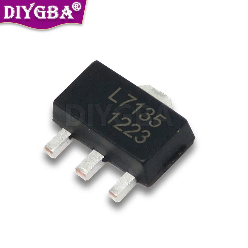 Набор микросхем AMC7135PKFT SOT-89 L7135 AMC7135 MEL7135 SMD, 20 шт.