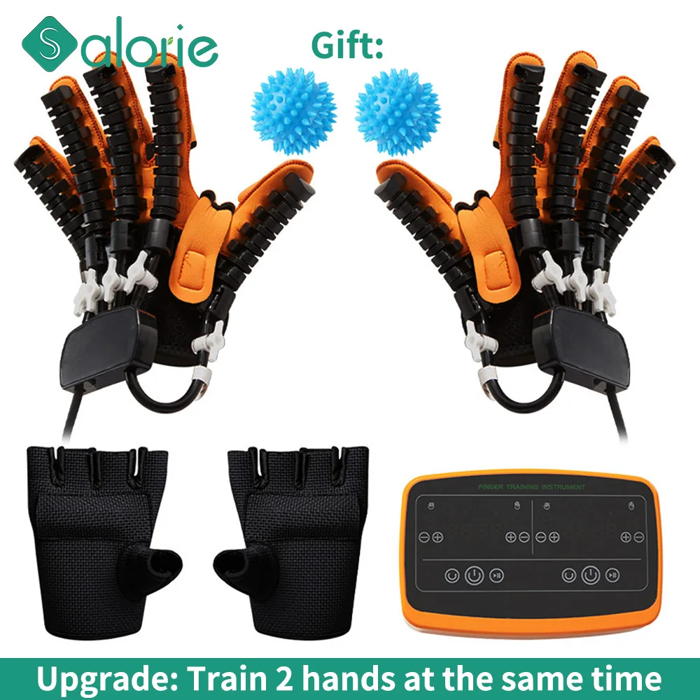 

2pcs/Pair Robot Gloves for Hand Training Rehabilitation Hand Glove Hemiplegia Stroke Hand Therapy Equipment Finger Trainer Rehab