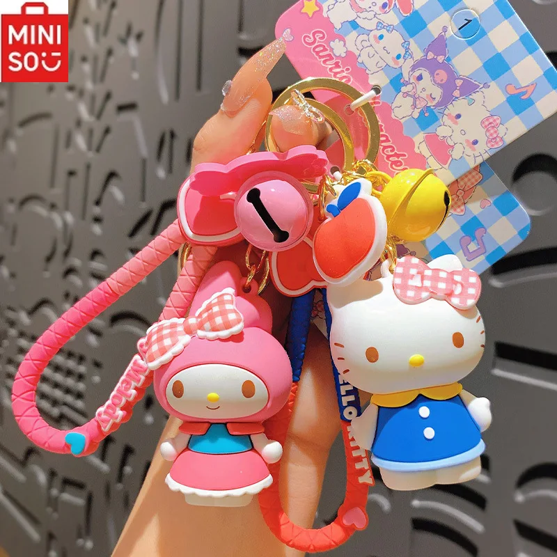 MINISO Sanrio Hello Kitty автомобильный ключ Gege Sweetheart брелок мультфильм Мелодия Куроми