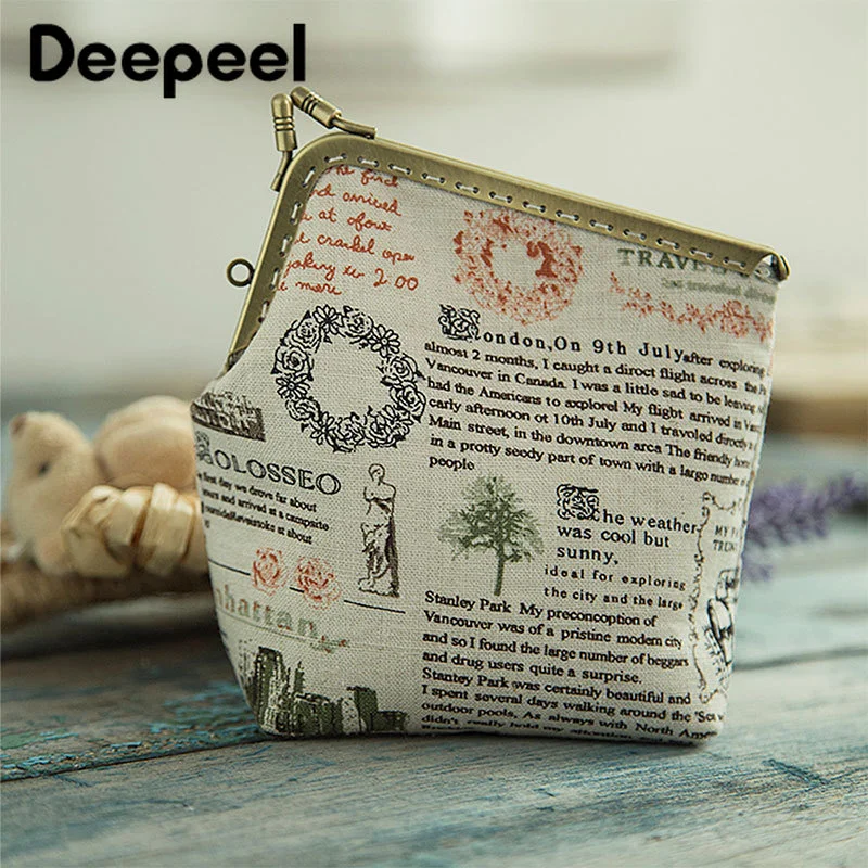 10Pcs Deepeel 12.5-18.5cm L-shaped Bag Handles Sewing Brackets Kiss Clasp Metal Frame Handle DIY Purse Frames Accessories