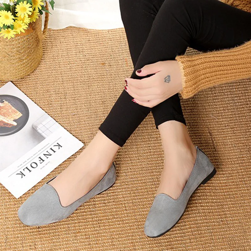 Женские Повседневные Парусиновые Мокасины Без Шнуровки На Плоском Каблуке