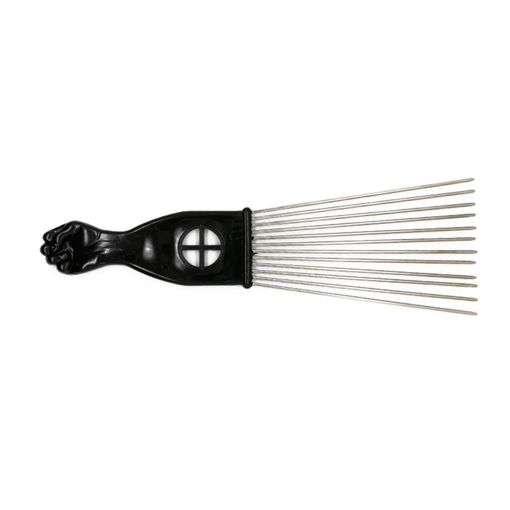 

Pick Afro Haircomb Metal African Black Picks Curly Widemen Combs American