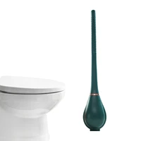 toilet bowl brush and holder wall toilet wand long handle toilet bristle tpr bristles scrubber for bathroom corners