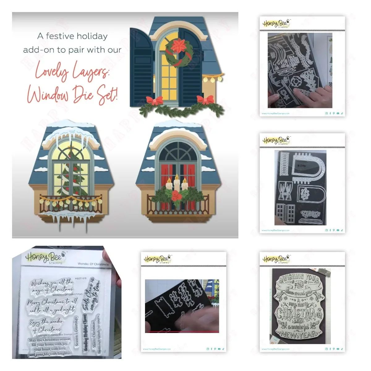 Новинка 2024 веселый уютный рождественский металлический трафарет для DIY