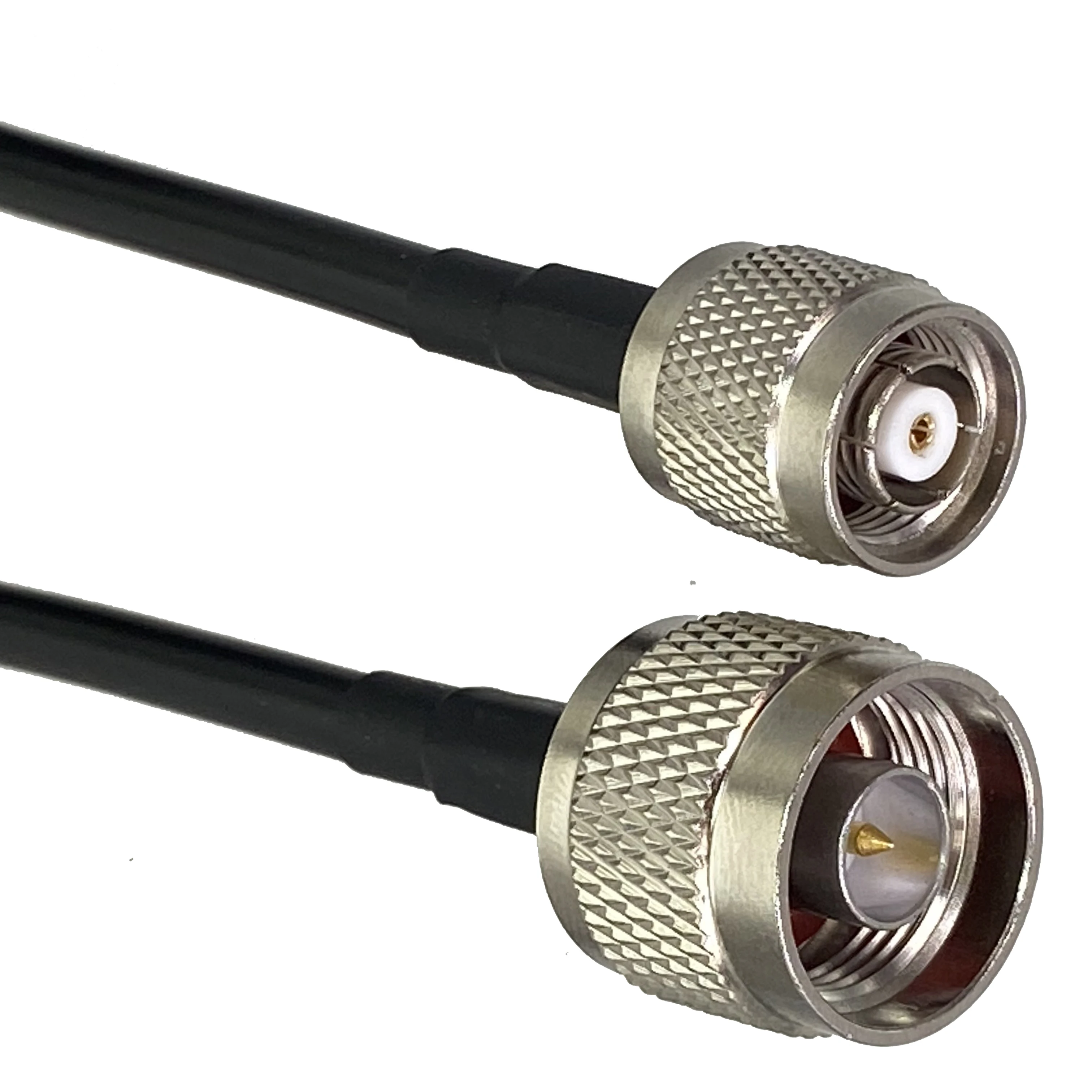 

1 шт. RG58 N штекер для RP-TNC мужской разъем прямой РФ гибкий соединительный кабель 6 дюймов ~ 20 м