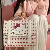 school backpack for college students hello kitty bag soft girl student love shoulder crossbody bag college style all match women